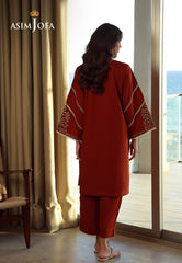 Asim Jofa Essential Pret Drop 7 Ajpb-163 Embroidered Jacquard 2 Pcs