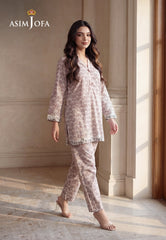 Asim Jofa Stitched 2 Piece Basic Printed Lawn Pret Suit-AJPB-208