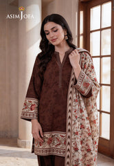 Asim Jofa Stitched 3 Piece Basic Printed Lawn Pret Suit-AJPB-330