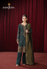 Asim Jofa Premium Festive Ajpfb-05 Emb Silk Stitched 3 Pcs