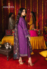 Asim Jofa Rania Jacquard Festive Pret Ajrab-22 Embroidered Jacquard Stitched 3 Pcs