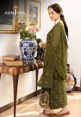 Limited Edition By Asim Jofa Ajsmb-43 Emb Chiffon Georgette Stitched 3 Pcs