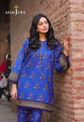 Asim Jofa Eid Essentials Ajubf-58 Digital Printed Lawn 2 Pcs