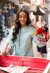 Asim Jofa Eid Essentials Ajubf-61 Digital Printed Lawn 2 Pcs