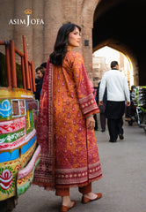 Asim Jofa Eid Essentials Ajubf-66 Digital Printed Lawn 3 Pcs