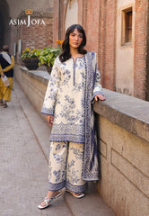 Asim Jofa Eid Essentials Ajubf-72 Digital Printed Lawn 3 Pcs