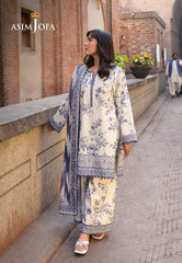 Asim Jofa Eid Essentials Ajubf-72 Digital Printed Lawn 3 Pcs