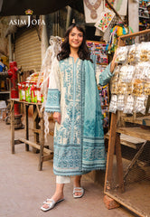 Asim Jofa Eid Essentials Ajubf-75 Digital Printed Lawn 3 Pcs