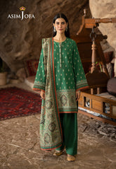 Asim Jofa Unstitched 3 Piece Winter Suit-AJUW-32
