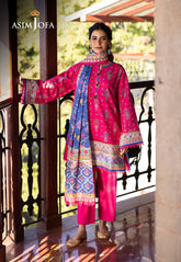 Asim Jofa Unstitched 3 Piece Winter Suit-AJUW-55