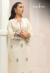 Asim Jofa Wardrobe Solution '23 Ajws-01 (1-Pc) Embroidered Self Jacquard 1 Pc