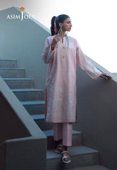 Asim Jofa Essential Pret Drop 7 Ajpb-130 Printed Rib Lawn 2 Pcs