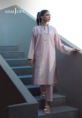 Asim Jofa Essential Pret Drop 7 Ajpb-130 Printed Rib Lawn 2 Pcs