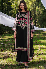 The Silent Pine Tale | Afsanah By Ramsha Unstitched 3 Piece Summer Suit-AL-109