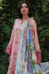 The Silent Pine Tale | Afsanah By Ramsha Unstitched 3 Piece Summer Suit-AL-110