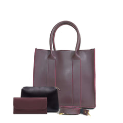 ALBERTA 3 PCS MAROON - Bag X