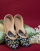 On Your Feets Casual Khussa-Midnight Bloom