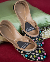 On Your Feets Emb Khussa-Midnight Bloom