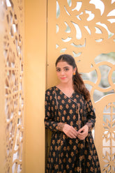 Tehzeeb Threads Winter Vol-1 Graceful Angrakha | Stitched - 1 Piece | Dress