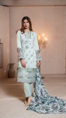 Dressline 3 Piece Ready-To-Wear Emb Banadora Lawn Stitched Collection