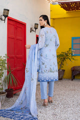 Dressline UnStitched 3 Piece Premium Chikankari & Cutwork Emb Digital Printed Lawn Collection