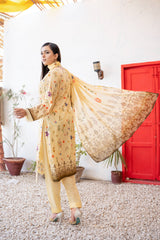 Dressline UnStitched 3 Piece Premium Chikankari & Cutwork Emb Digital Printed Lawn Collection