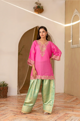 Madiha Gohar Stitched 2 Piece Eid Festive Suit-GULRANG-Farshi Shalwar