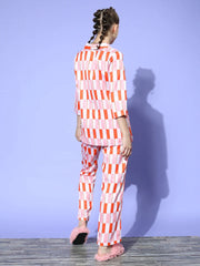 Studio By Arj Layla Amal Classy Creations Crescent Princess Pink Pyjama Set | Pajama Sets for Women