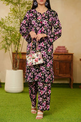 Shabnam By Aizal Stitched 2 Piece Printed Co Ords Vol-02 Collection'2025-A-S-03-BLACK