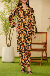 Shabnam By Aizal Stitched 2 Piece Printed Co Ords Vol-02 Suit-A-S-15-BLACK