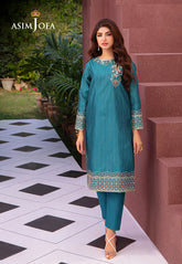 Asim Jofa Outfit Of The Day Ajod-15 Embroidered Yarn Dyed Kantha 2 Pcs