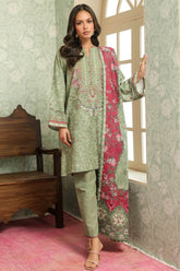Sahar Unstitched 3 Piece Printed Khaddar Collection'2025-AW2-25-19-Rose Meadow