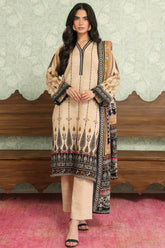Sahar Unstitched 3 Piece Printed Khaddar Collection'2025-AW2-25-21-Ornate Desert