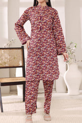 Aizal Stitched 2 Piece Cambric Co Ords Suit-AZL-707