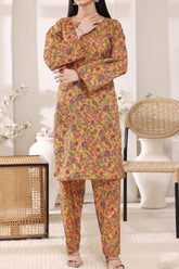 Aizal Stitched 2 Piece Cambric Co Ords Suit-AZL-722