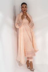 Mehru By Guzel Stitched 3 Piece Festive Formals Suit-Aangan