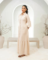 Zauk Stitched 1 Piece Collection-Bisque Fawn