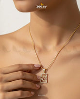Al-Malik Calligraphy Locket - Zeesy Jewellery