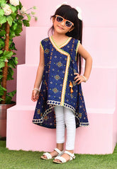 Modest Stitched Summer Kids Shirts Suit-Alaya