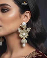 Antique Mother Pearl Turkish Earrings - Zeesy Jewellery