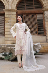 Dressline Semi Stitched 3 Pcs Emb Viscose Jacquard Collection