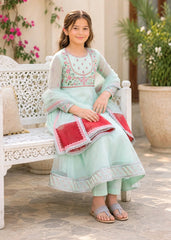 Modest Stitched 3 Piece Festive Formals Vol-02 Suit-11105-CBlu