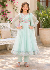 Modest Stitched 3 Piece Festive Formals Vol-02 Suit-11105-CBlu