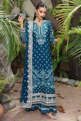 Saiyara By Imrozia Serene Unstitched 3 Piece Luxury Formals Suit-I-232 AZURA