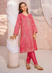 Modest Stitched 3 Piece Eid Edit Vol-02 Suit-10755-Pnk