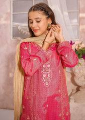 Modest Stitched 3 Piece Eid Edit Vol-02 Suit-10755-Pnk