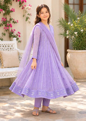 Modest Stitched 3 Piece Festive Formals Suit-11115-LPur