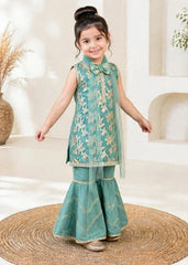 Modest Stitched 3 Piece Festive Formals Vol-02 Suit-11330-Grn
