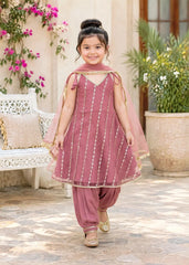 Modest Stitched 3 Piece Festive Formals Vol-02 Suit-11300-Pnk