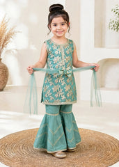 Modest Stitched 3 Piece Festive Formals Vol-02 Suit-11330-Grn